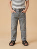 Nautinati Boys Pure Cotton Mid Grey Loose Fit Jeans