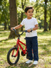 Nautinati Boys 100% Cotton Solid Relaxed Fit Twill Woven Carpenter Pants with Side Adjuster & Utility Pockets