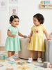 Nautinati Baby Girls' 100% Cotton Pack of 2 Tropical-theme Floral, Fruit Graphic Print Dresses