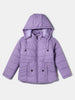 Nautinati Girls' Puffer Jacket | Hooded Design| Age 2 - 10 Years