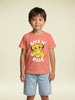 Nautinati Boys' 100% Cotton Crew Neck Disney Lion King Rock & Roar Placement Print T-shirt