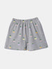 Nautinati Boys' 100% Cotton Shorts | Pigment Print | Pack of 2 | Age 0 - 2 Years