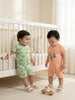 Nautinati  Baby Boys' 100% Interlock Cotton Pack of 2 Tropical Print Rompers