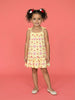 Nautinati  Girls All-over Minnie Mouse Printed Regular Fit Tie-up Style Sleeveless Dress