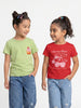 Nautinati Girls' Cotton Cherry and Cupcake Printed T-shirts Pack of 2