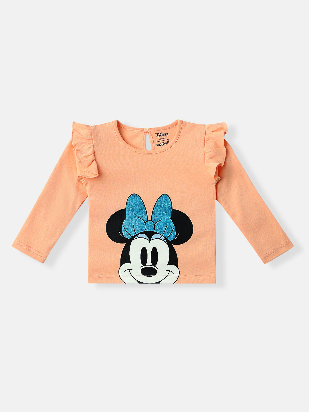 Nautinati Infants Cotton Mickey Mouse Print T-shirt