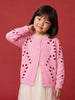 Nautinati Girls Relaxed Fit Christmas Candy Cane Knit Sweater