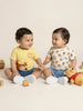 Nautinati Baby Boys' 100% Cotton Pack of 2 Disney Winnie the Pooh All-over & Placement Print T-shirts