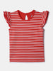 Nautinati Girls' 100% Cotton Printed Tops | Pack of 2 | Age 0 - 2 Years