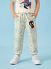 Nautinati Boys' 100% Cotton Stretchable Marvel Spiderman Pigment Print Joggers