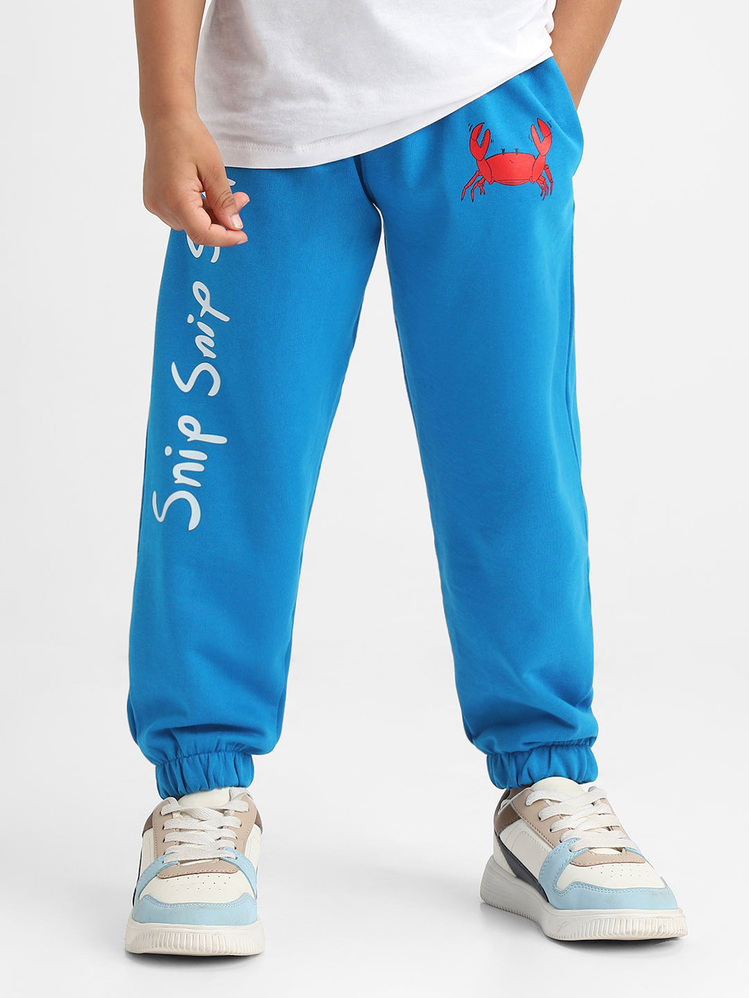 Nautinati Boys Embroidered Cotton Joggers | Age 2 - 10 Years