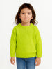 Nautinati Leaf Green Floral Sweater for Girls