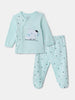 Nautinati Baby Blue Printed 7 Pieces Gift Set for Infant Boys