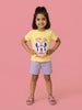 Nautinati Baby Girls Minnie Mouse Printed Regular Fit Round Neck T-shirt and Shorts Clothing Set