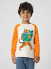 Boys Animal Graphic Printed Sweatshirt With Pocket Detail