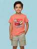 Nautinati Boys' 100% Cotton Crew Neck Disney Cars Placement Print T-shirt
