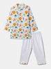 Nautinati Boys' Cotton Poplin Printed Kurta Pyjama Set | Age 2 - 10 Years