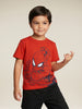 Nautinati Boys Pure Cotton Pack of 2 Marvel Spiderman Printed Crew Neck T-shirts