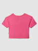 Nautinati Cotton Pink Mickey Mouse T-shirt for Girls