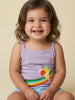 Nautinati Baby Girls' 100% Cotton Pack of 2 Printed Camisoles