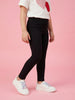 Nautinati Girls' 100% Cotton Pack of 2 Regular Fit Solid Essentials Leggings
