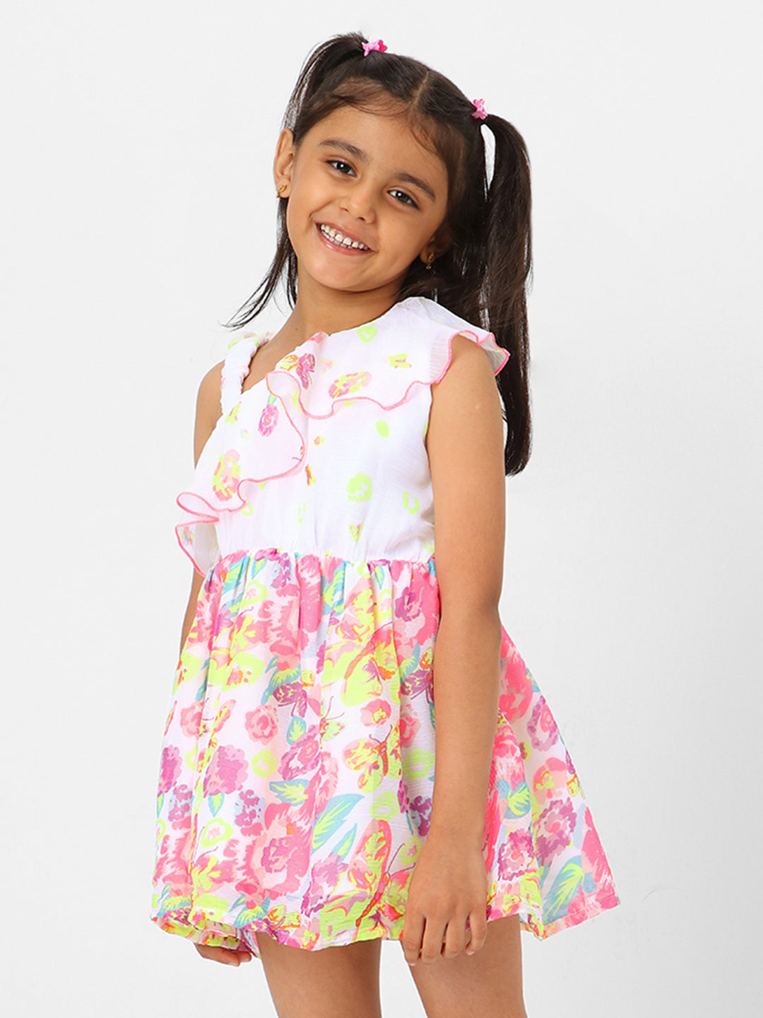 Nautinati Girls' Printed Sleeveless Dress