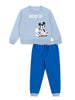 Nautinati Blue Mickey Mouse Print Sweatshirt Set For Boys