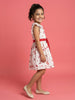 Nautinati Girls' 100% Cotton Valentine's Day Theme Pet Dogs All-over Print Shirt Dress with Peter Pan Collar