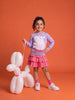 Nautinati Girls Relaxed Fit Poodle & Polka  Round Neck Jacquard Knit Sweater