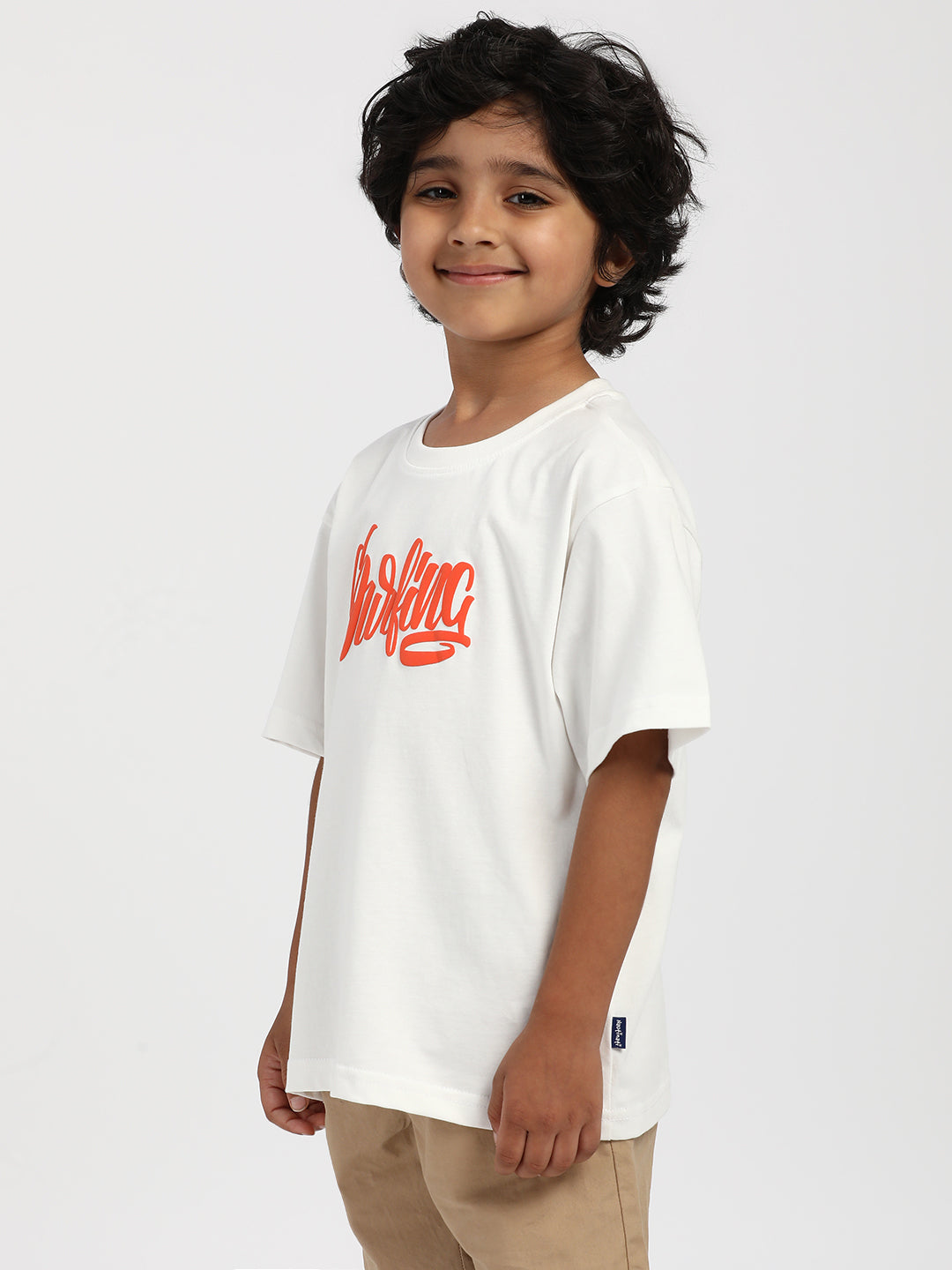 Nautinati Boys' Cotton Surfing Print T-shirt