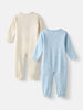 Nautinati Baby Girls' CottonAll-over Galaxy Printed Jumpsuit with Snap Buttons