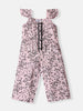 Nautinati Girls Cotton Heart Printed Printed Jumpsuit with Sling Bag