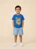 Nautinati Boys' 100% Cotton Pack of 2 Gaming Print Crew Neck T-shirts