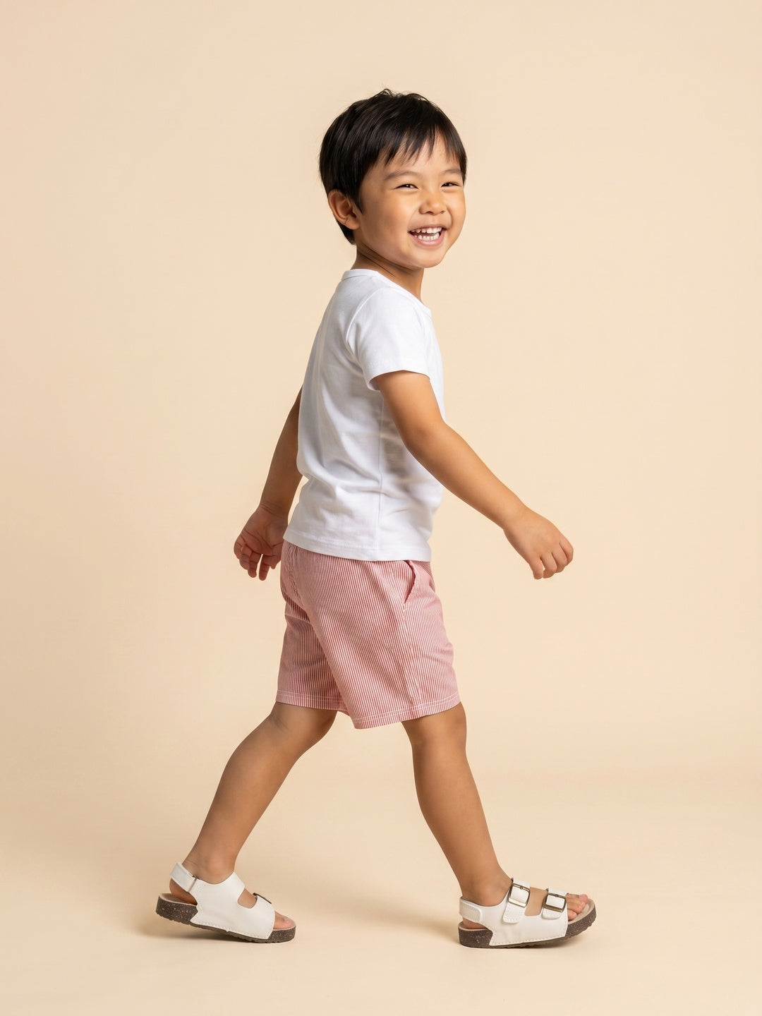 Nautinati Boys' Cotton London Calling Printed T-shirt and Shorts Co-ord set