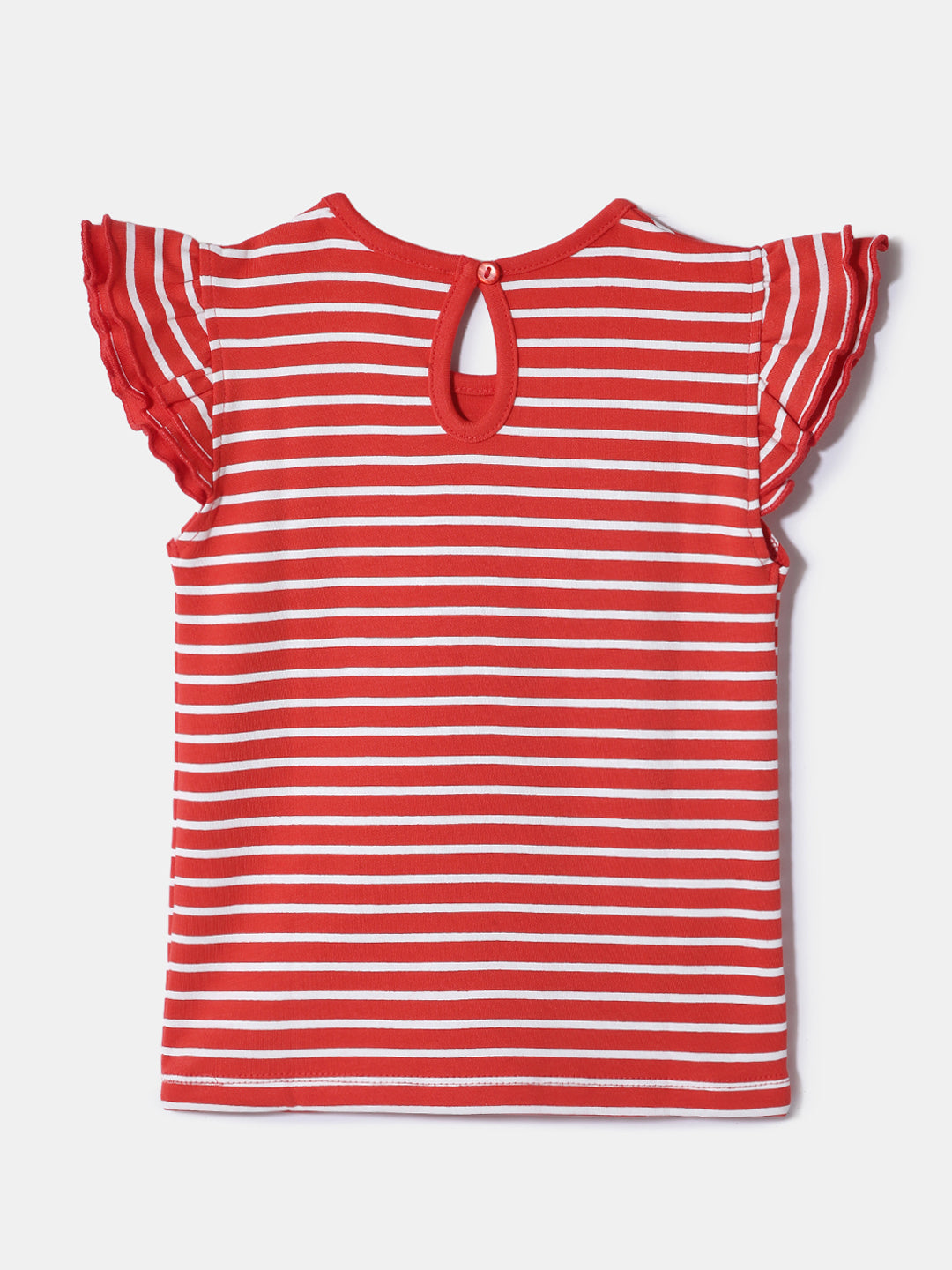 Nautinati Girls' 100% Cotton Printed Tops | Pack of 2 | Age 0 - 2 Years