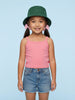 Nautinati Girls' 100% Cotton Pack of 3 Solid Essentials Camisoles