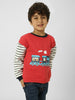 Boys Graphic Printed Drop Shoulder Sweatshirt