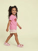 Nautinati Girls' 100% Cotton Disney Minnie Mouse Printed T-shirt and Shorts Night Suit Set