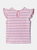Nautinati Girls' 100% Cotton Printed Tops | Pack of 2 | Age 0 - 2 Years