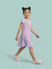 Nautinati Girls' 100% Cotton Disney Minnie Mouse Fanny Pack Placement Print A-line Dress