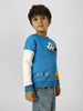 Boys Interactive & Playful Animal-Themed Applique Sweatshirt