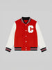 Nautinati Colourblocked Red and White Jacket for Boys