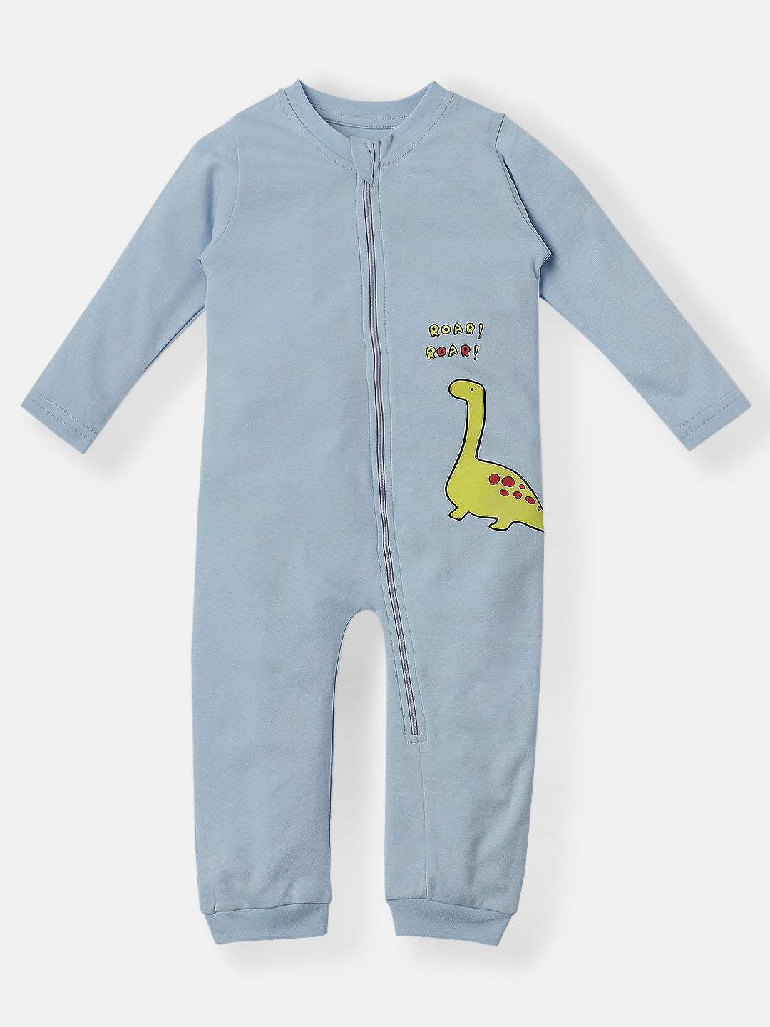 Nautinati Infants Dinosaur Print 100% Cotton Pack of 2 Sleepsuit