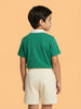 Nautinati Boys Cotton Polo Neck  Gamer Print Regular Fit T-shirt and Shorts Set
