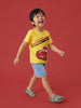 Nautinati Boys' 100% Cotton Crew Neck Disney Cars Placement Print T-shirt