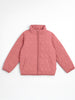 Nautinati Pink Quilted Star Pattern Puffer Jacket for Girls