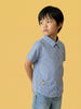 Nautinati Boys' 100% Cotton Woven Chequered Shirt
