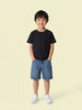 Nautinati Boys' 100% Cotton Pack of 3 Solid Essentials Crew Neck T-shirts