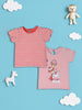 Nautinati Cotton Pack Of 2 T-Shirts For Girls