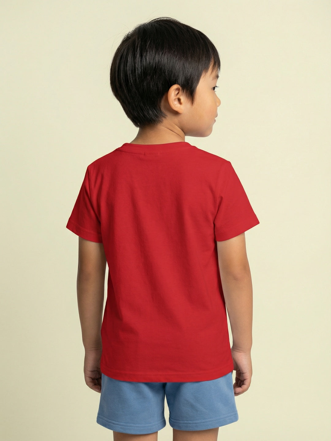 Nautinati Boys' 100% Cotton Crew Neck Disney Cars Placement Print T-shirt